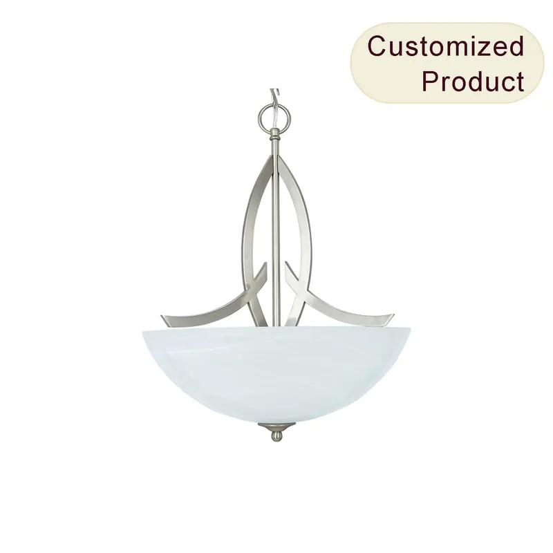XiNBEi Lighting Modern Glass Led Chandelier Dinning Room Chandelier Led Modern Chandelier Luxury Nordic XB-P630-3-BN — XiNBEi Lighting LED Pendant Lights 60.0W 