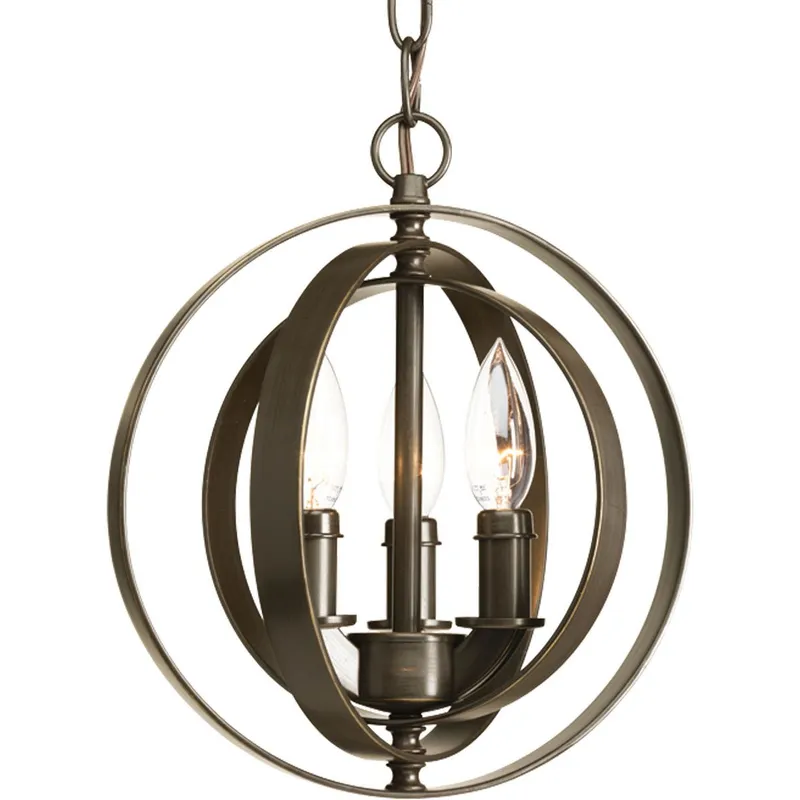 Equinox Collection Three-Light Sphere Pendant — Progress Lighting LED Landscape Lights  