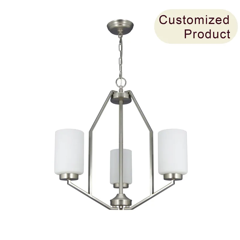 Pendant Chandelier Light Manufacturer Led Island Light Chandelier Lights for Dining Room XB-C816-3-SN — XiNBEi Lighting LED Pendant Lights 60.0W 