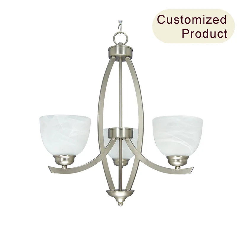 Loft Living Dining Room Classic Iron Chandelier Led Bedroom Modern Chandelier Lamp From China XB-C630-3-BN — XiNBEi Lighting LED Pendant Lights 60.0W 