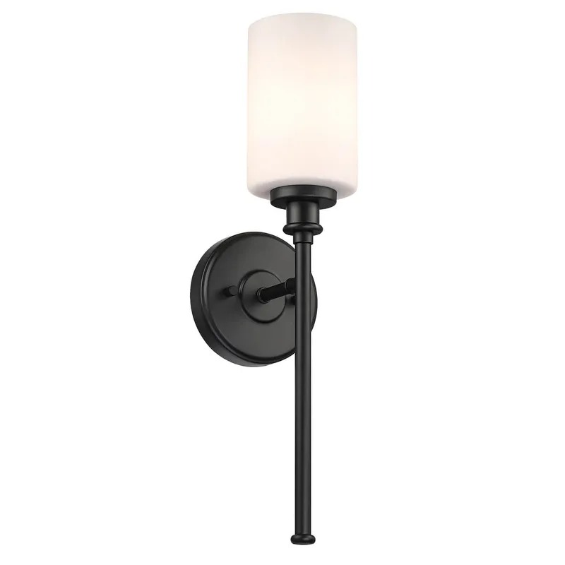 Black Bathroom Vanity Wall Sconce for Hallway & Living Room XB-W1305-1-MB — XiNBEi Lighting LED Wall Lights 60.0W 