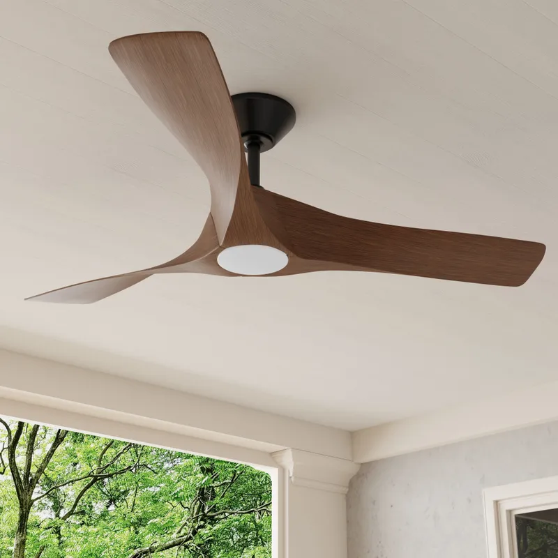 Ryne Collection 52" 3-Blade LED Indoor/Outdoor DC Ceiling Fan — Progress Lighting LED Lighting Controls  
