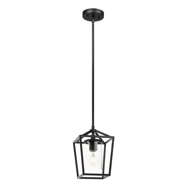 Adjustable Black Farmhouse Pendant Light for Kitchen & Dining Room XB-P1295-MB — XiNBEi Lighting LED Pendant Lights 60.0W 