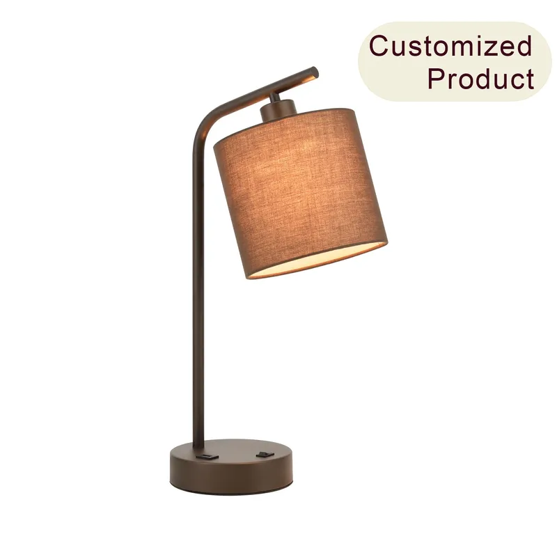 Modern Bronze USB Table Lamp Hotel Style for Bedroom & Office XB-TL292-DB — XiNBEi Lighting LED General Lighting 60.0W 