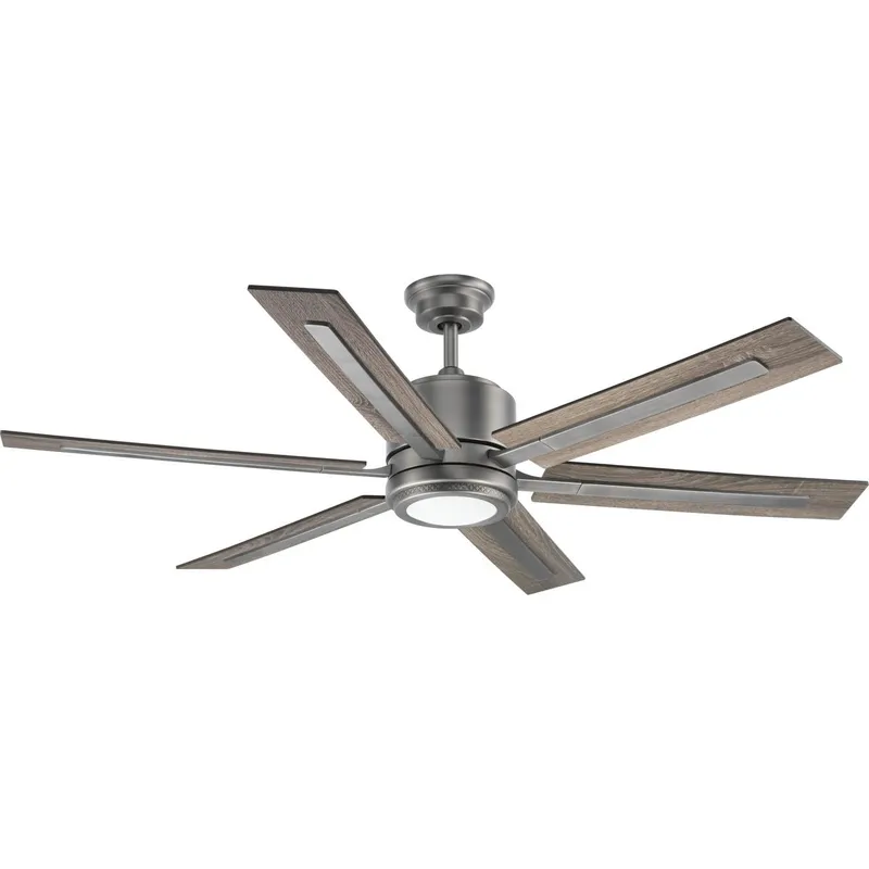 Glandon Collection 60" Six Blade Ceiling Fan — Progress Lighting LED Lighting Accessories  