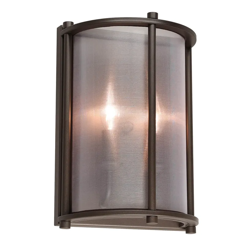 Dark Bronze 2-Light Wall Sconce for Living Room & Hallway XB-W1199-DB — XiNBEi Lighting LED Wall Lights 40.0W 