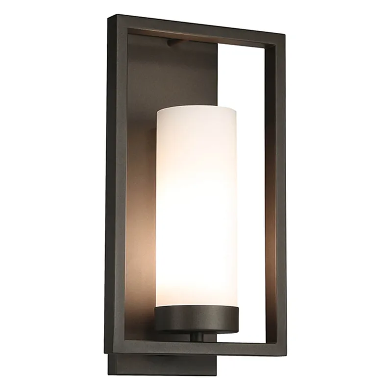 Modern Dark Bronze Glass Sconce - Indoor Wall Light XB-W1143-GDB — XiNBEi Lighting LED Wall Lights 60.0W 
