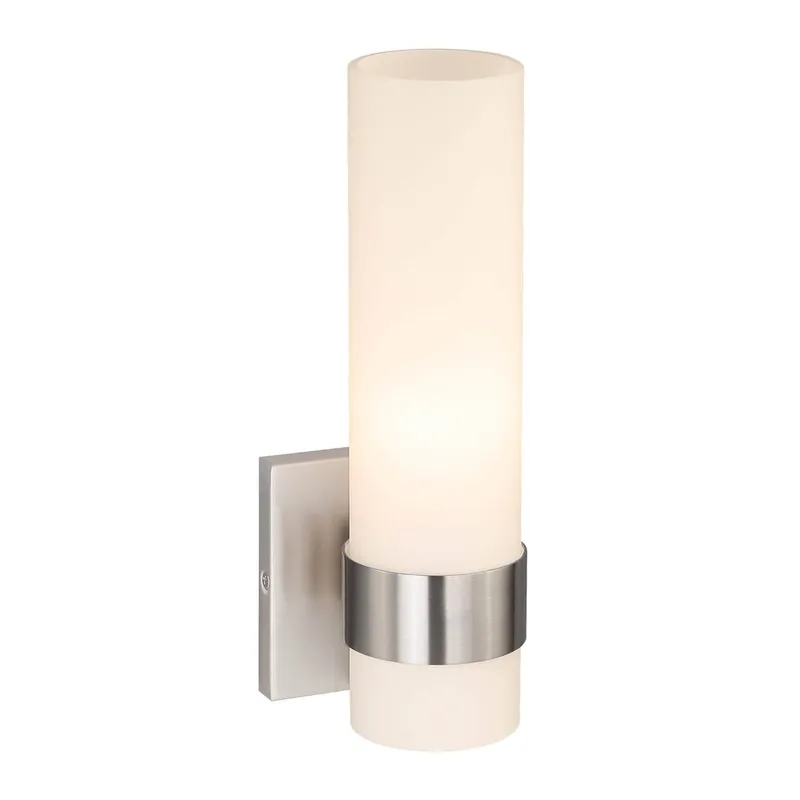 Modern Glass Wall Sconce in Brushed Nickel XB-W1185-BN — XiNBEi Lighting LED Wall Lights 60.0W 