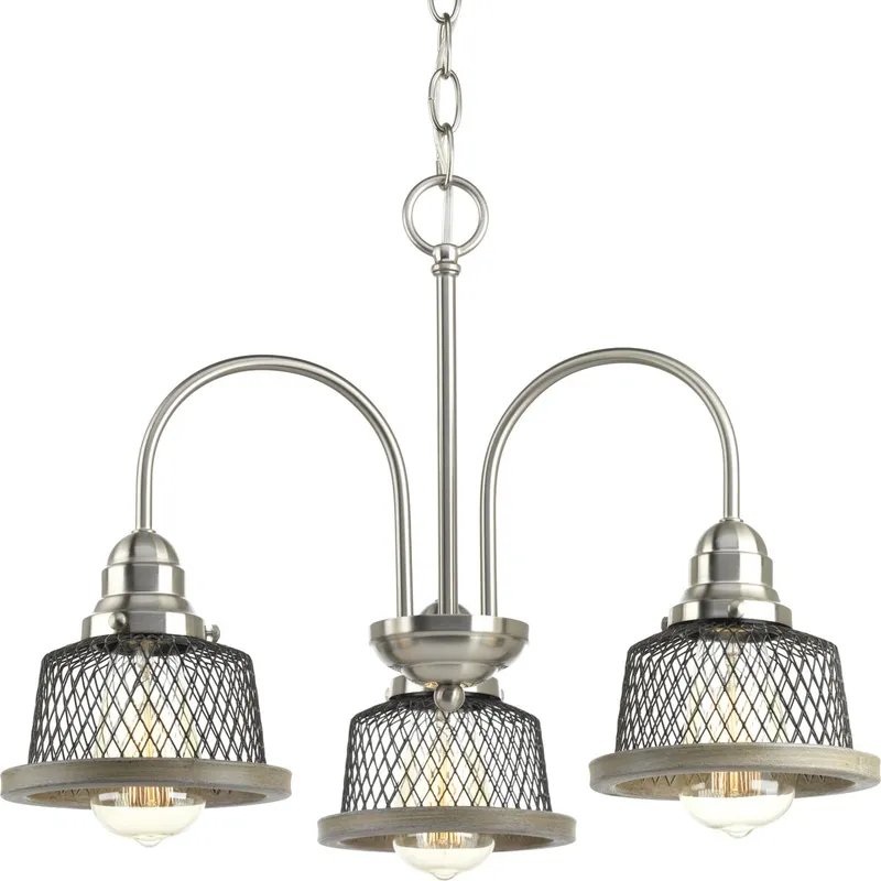 Tilley Collection Three-Light Chandelier — Progress Lighting LED Landscape Lights  