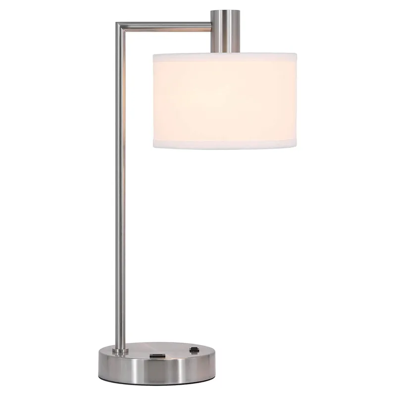 Modern USB Desk Lamp with Fabric Shade XB-TL1230-BN — XiNBEi Lighting LED General Lighting 60.0W 