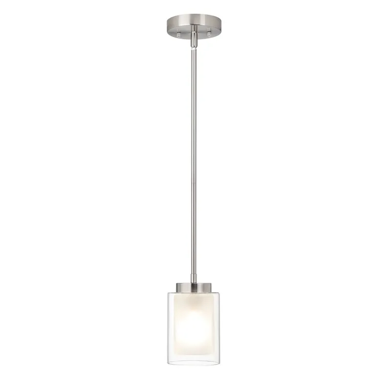 Modern Brushed Nickel Mini Pendant Light for Kitchen & Living Room XB-P1195-BN — XiNBEi Lighting LED Pendant Lights 60.0W 
