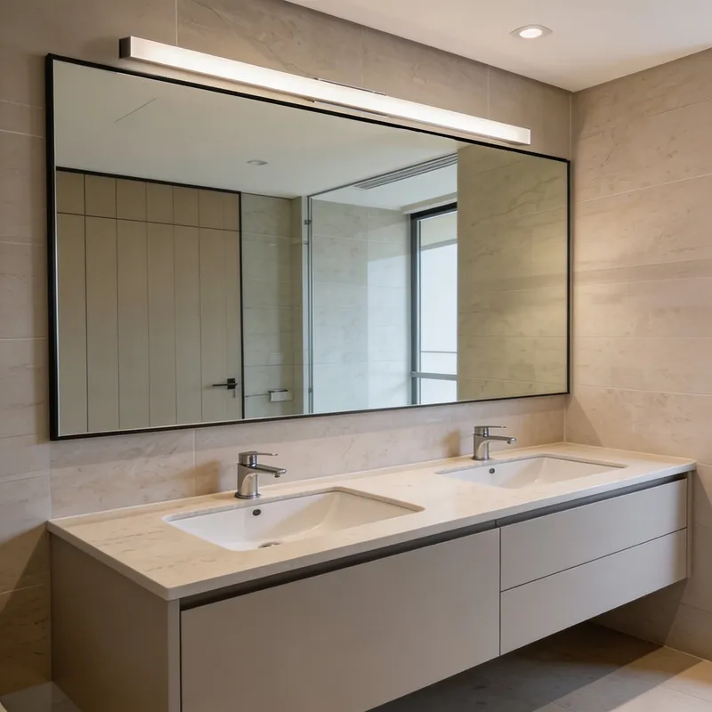 Procyon VMW11248PC 48" Integrated AC LED ADA Compliant Bathroom Wall Lighting Fixture in Polished Chrome — VONN Lighting LED Wall Lights  