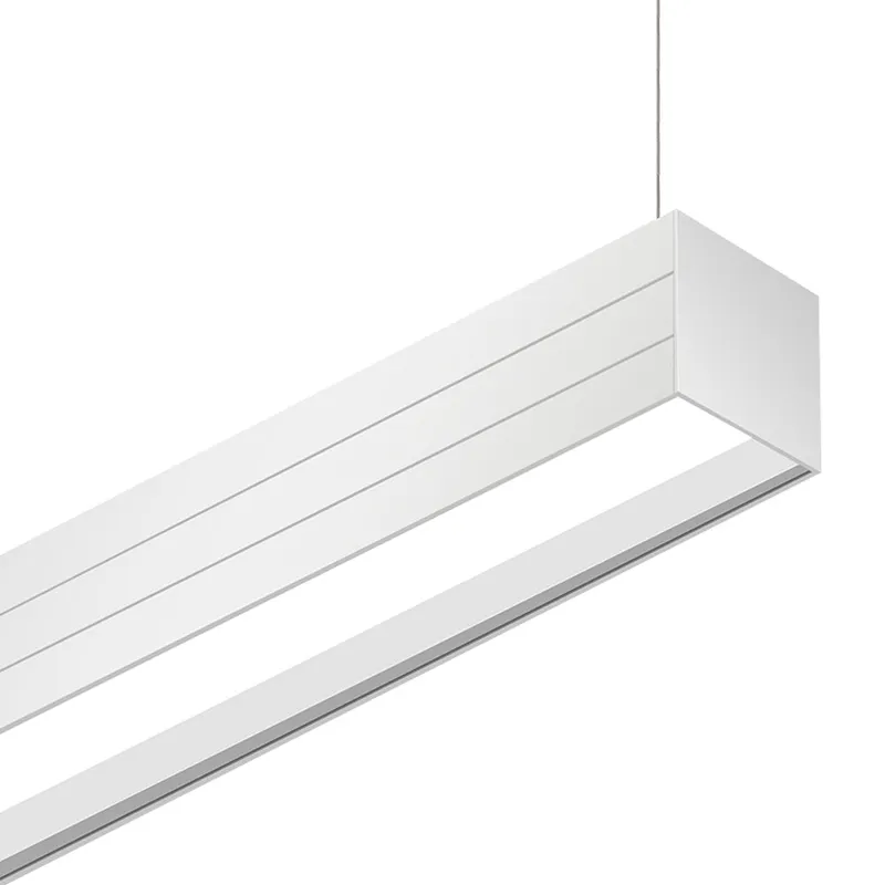 VONN VSL33ICCTADP SLIM 3.8"x3' Integrated LED Suspended Linear Lighting, 100-277V, CCT, Wattage and Light Distribution Adjustable — VONN Lighting LED Linear Lights  