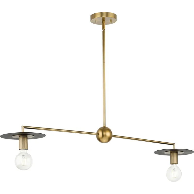 Trimble Collection Two-Light Linear Chandelier — Progress Lighting LED Linear Lights  