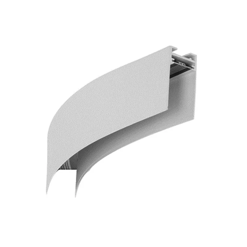 VONN LYNX Standard VTSCURVY45D9BL Curvy Eighth Circle D9 Magnetic Track Profile — VONN Lighting LED General Lighting  