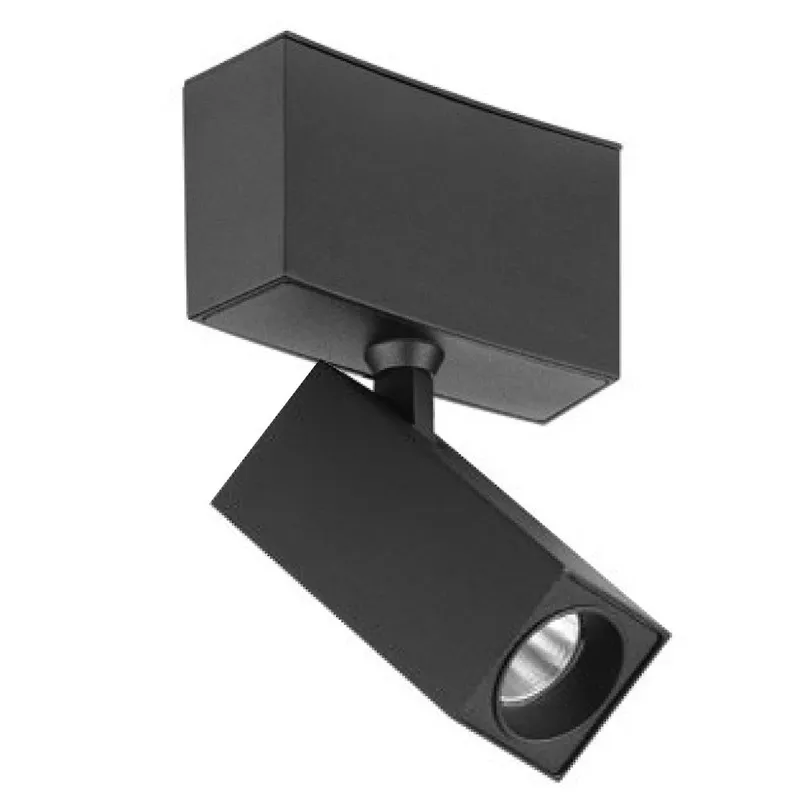 VONN LYNX Standard VTSH50SQD9BL Curvy D9 Square Track Head — VONN Lighting LED Track Lights  