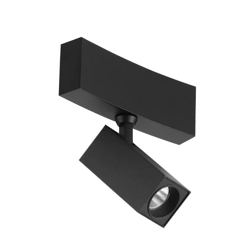 VONN LYNX Slim VTSLH35SQD6BL Curvy D6 Square Track Head — VONN Lighting LED Track Lights  