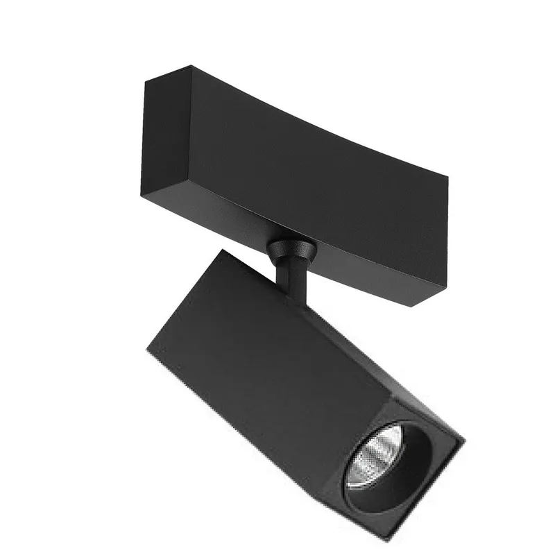 VONN LYNX Slim VTSLH50SQD10BL Curvy D10 Square Track Head — VONN Lighting LED Track Lights  
