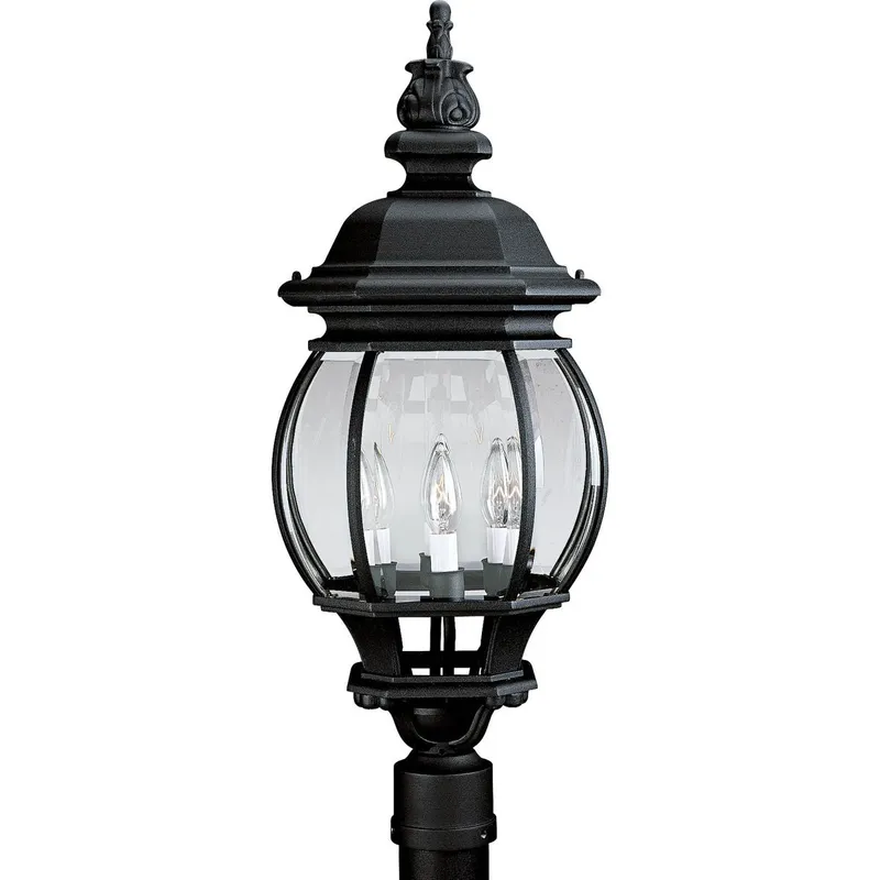 Onion Lantern Collection Four-Light Post Lantern — Progress Lighting LED Lighting Controls  