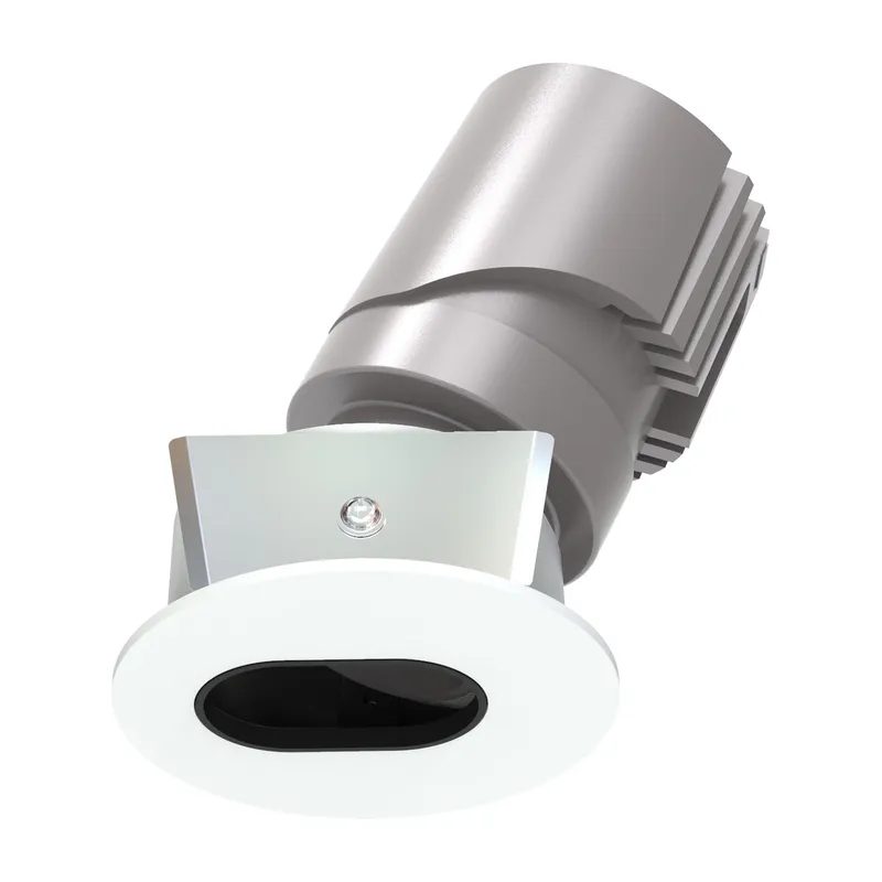 VONN VELLA VM050-VF52RA02 Residential Line 2" ETL Certified Technical LED Downlight with Adjustable Round Trim Recessed — VONN Lighting LED Downlights 5.0W 3000K