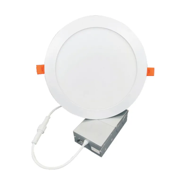 VONN Eco Line VEL715G9CCT120DRAWH 6.5" Round 15W Integrated LED Recessed Ultra Thin Downlight, ETL Certified, CCT Adjustable, White — VONN Lighting LED Downlights 15.0W 