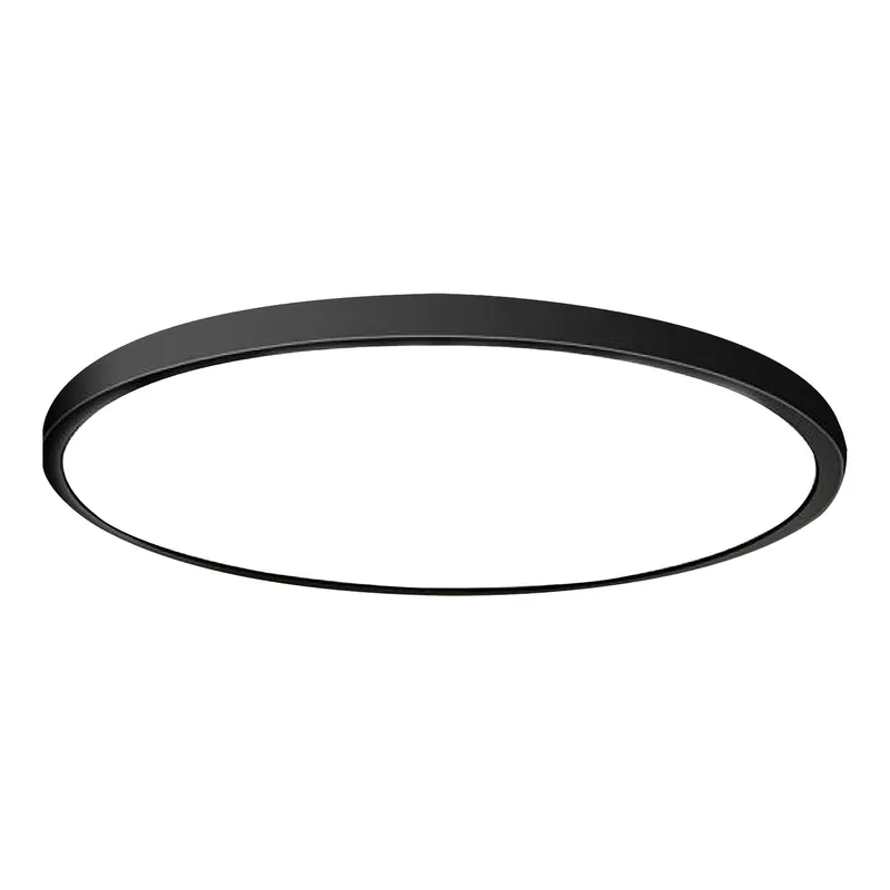 VONN Eco Line VEL16369CCT120DRABL 15.75" Round 36W Integrated LED Flush Mount, ETL Certified, CCT Adjustable, Black — VONN Lighting LED Ceiling Lights 36.0W 