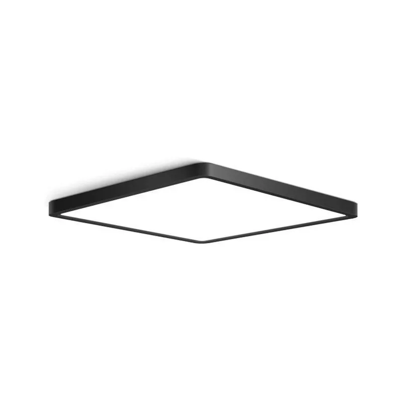 VONN Eco Line VEL16369CCT120DSABL 15.75" Square 36W Integrated LED Flush Mount, ETL Certified, CCT Adjustable, Black — VONN Lighting LED Ceiling Lights 36.0W 