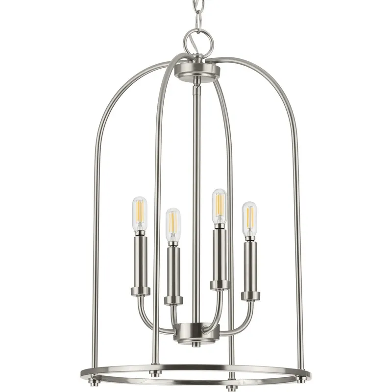 Leyden Collection Four-Light Foyer Pendant Light — Progress Lighting LED Landscape Lights  