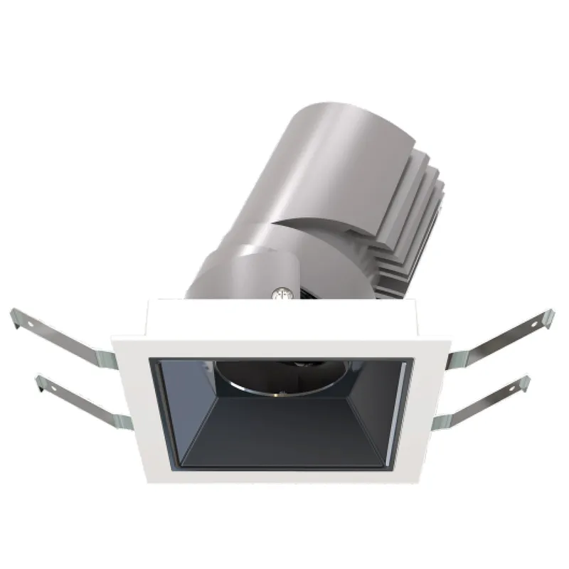VONN VELLA VM090-VF91SA01 Hotel Line 5" ETL Certified Technical LED Downlight with Adjustable Square Trim Recessed — VONN Lighting LED Downlights 28.0W 