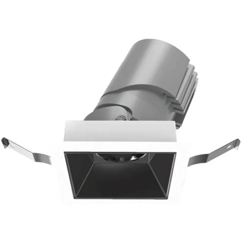 VONN VELLA VM070-VF71SA01 Hotel Line 4" ETL Certified Technical LED Downlight with Adjustable Square Trim Recessed — VONN Lighting LED Downlights 20.0W 