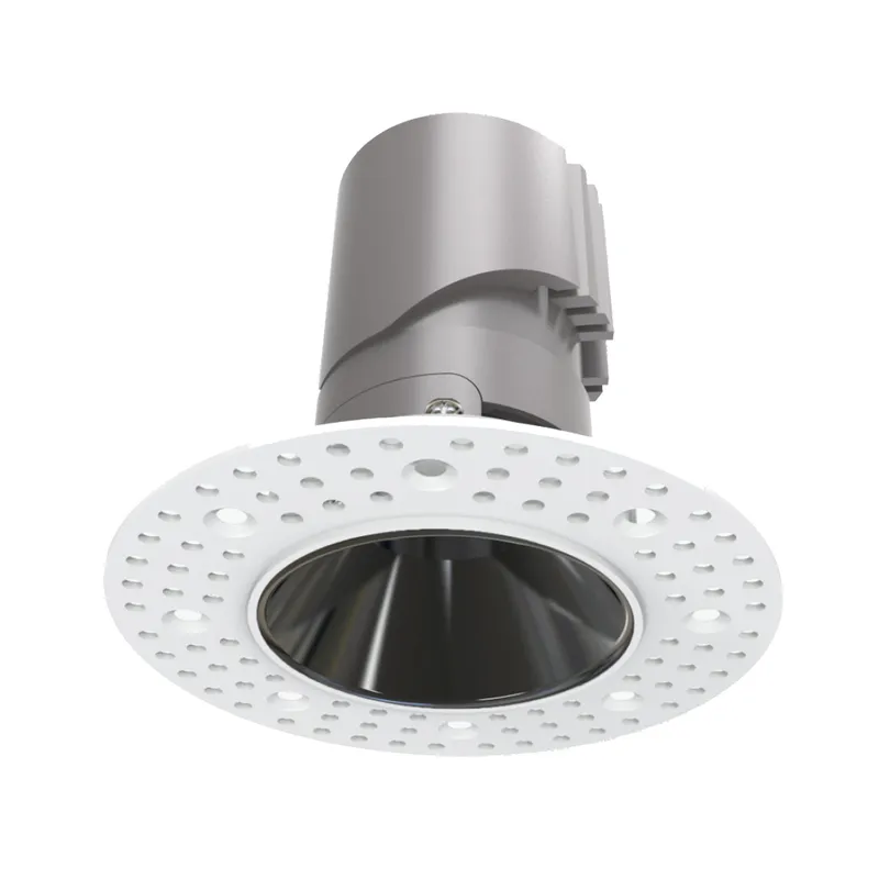 VONN VELLA VM060-VF61RF01T Hotel Line 3" ETL Certified Technical LED Downlight with Fixed Spackle Flange Round Trim Recessed — VONN Lighting LED Downlights 10.0W 