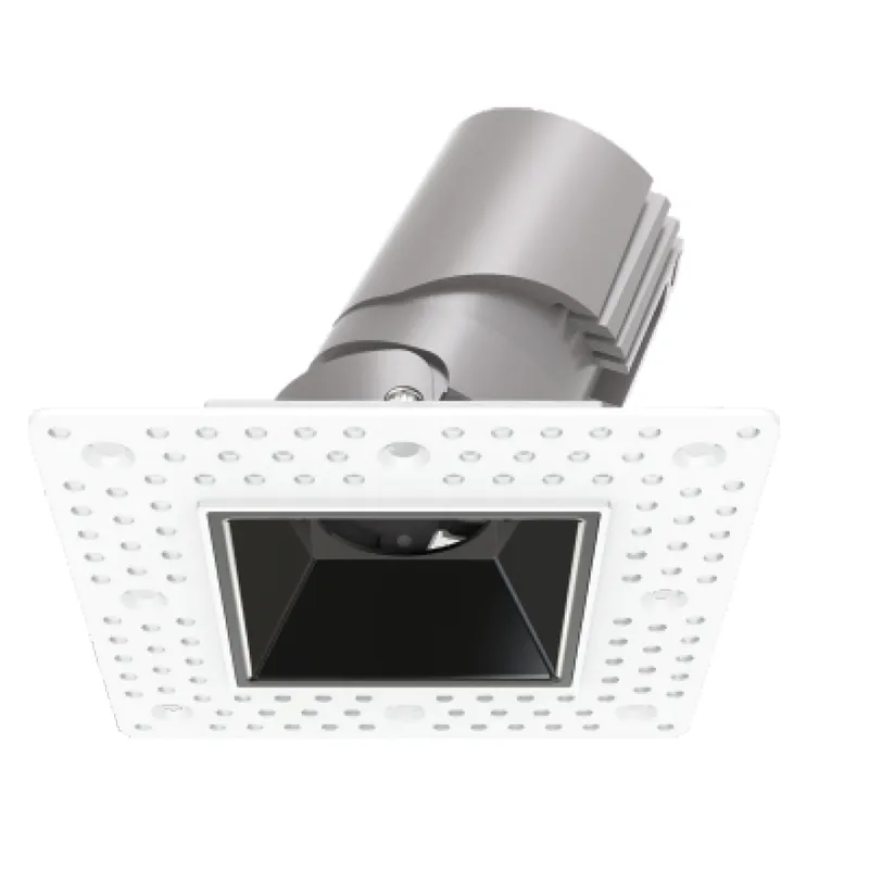 VONN VELLA VM060-VF61SA01T Hotel Line 3" ETL Certified Technical LED Downlight with Adjustable Spackle Flange Square Trim Recessed — VONN Lighting LED Downlights 10.0W 