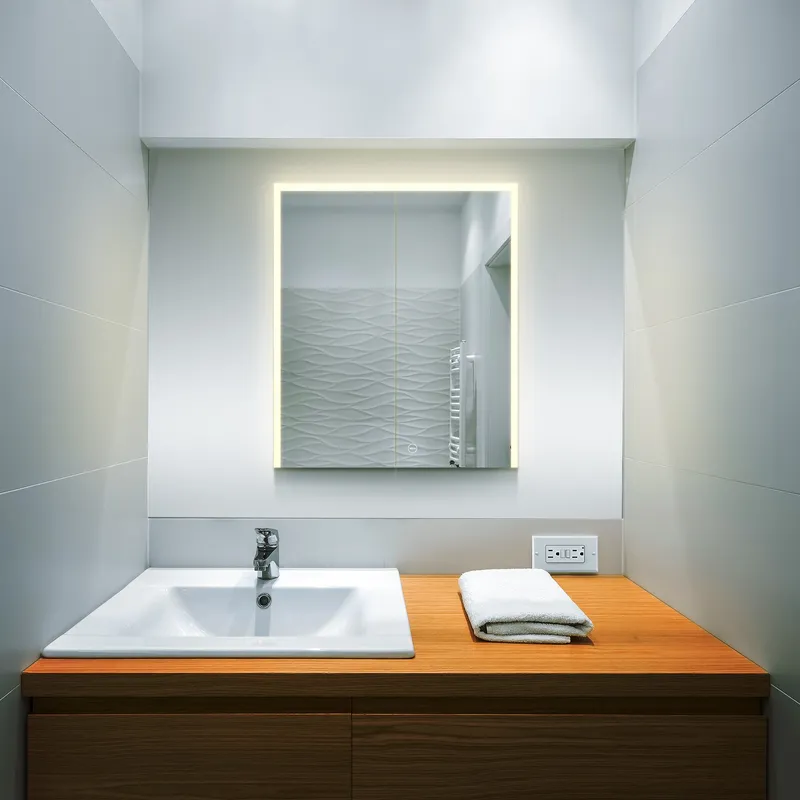 VONN VCS2A6S06402 Integrated LED Medicine Cabinet 24"W x 28"H x 5"D or 30"W x 28"H x 5"D — VONN Lighting LED General Lighting  3000K