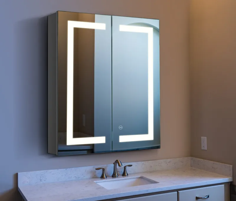 VONN VCS2A3S79202 Integrated LED Medicine Cabinet 24"W x 28"H x 4.75"D or 30"W x 28"H x 4.75"D — VONN Lighting LED General Lighting  3000K