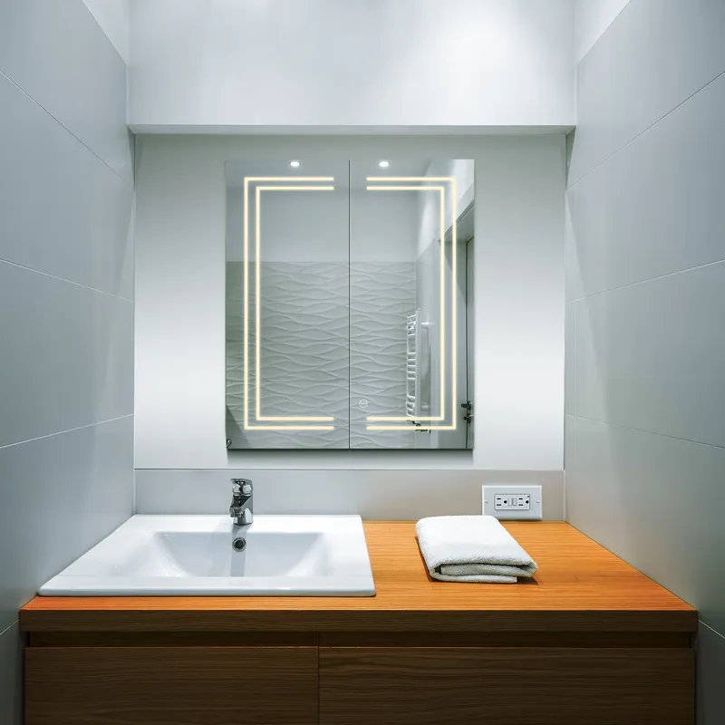 VONN VCS2A3S07402TW Tunable White Medicine Cabinet 24"W x 28"H x 4.75"D or 30"W x 28"H x 4.75"D — VONN Lighting LED General Lighting  6000K