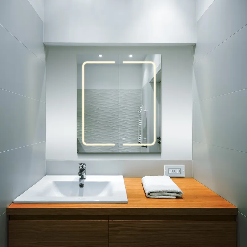 VONN VCS2A3S05402TW Tunable White Medicine Cabinet 24"W x 28"H x 4.75"D or 30"W x 28"H x 4.75"D — VONN Lighting LED General Lighting  6000K