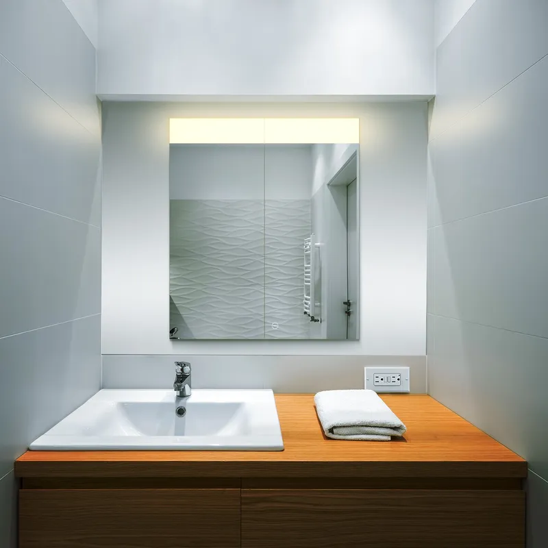 VONN VCS2A6S32302TW Tunable White Medicine Cabinet 24"W x 28"H x 5"D or 30"W x 28"H x 5"D — VONN Lighting LED General Lighting  6000K