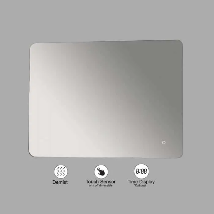 VONN VMRS0320 LED Bath Mirror in Silver, Rectangle 30"W x 24"H or 36"W x 30"H — VONN Lighting LED Wall Lights  