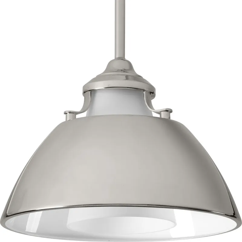 Carbon Collection One-Light Etched White Glass Pendant Light — Progress Lighting LED Landscape Lights  