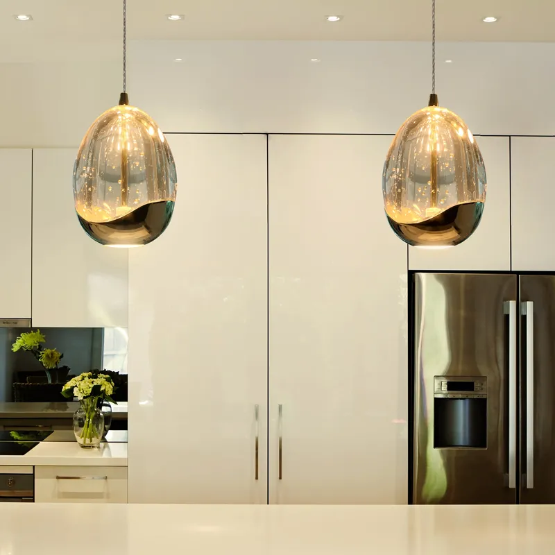 VONN Venezia 3.5" Mini LED Glass Globe Pendant, Gold VAP2201GL — VONN Lighting LED Pendant Lights  3000K