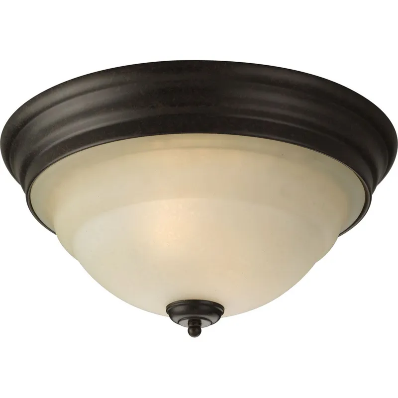Torino Collection Two-Light 14-5/8" Close-to-Ceiling — Progress Lighting LED Post Top Lights  