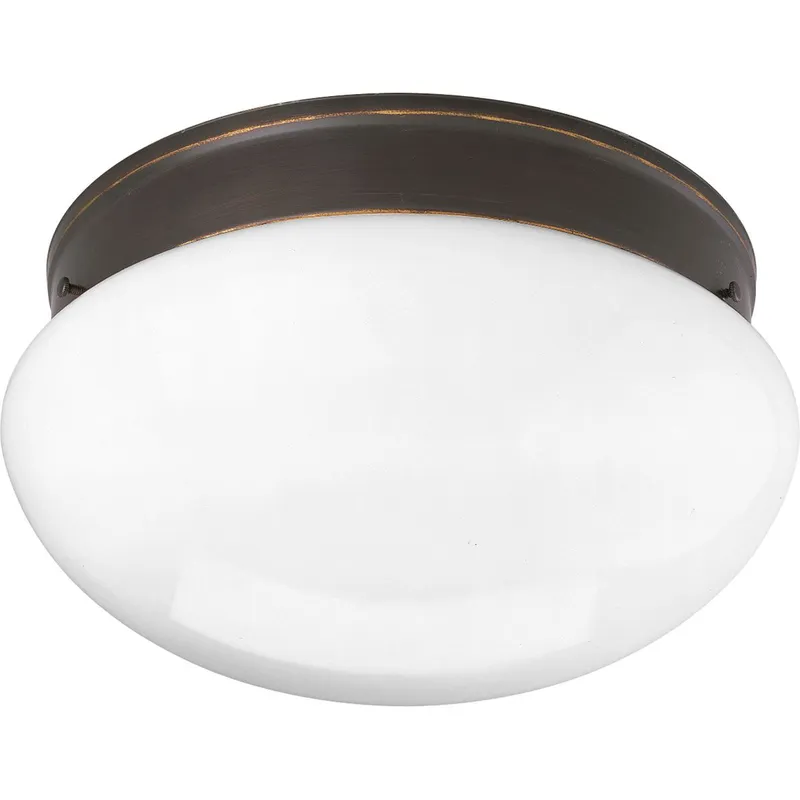 Two-Light 11-1/2" Close-to-Ceiling — Progress Lighting LED Post Top Lights  