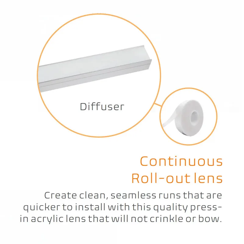VONN Slim VSLROLL Linear Rolling Diffuser — VONN Lighting LED Linear Lights  