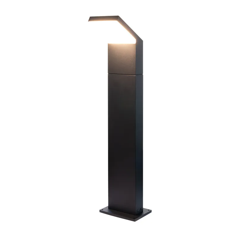 VONN Modern VOB192208BL 32" 100-277V 10-Watt ETL Certified Integrated LED Outdoor Bollard, Matte Black — VONN Lighting LED Bollards & Pathway Lights  