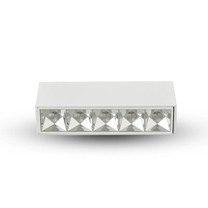 VONN Rubik 6.25" 5-Cell Fixed Surface Mounted LED Downlight, White VMCL000605D012WH — VONN Lighting LED Downlights  3000K