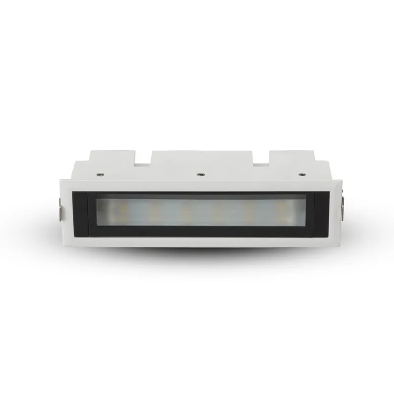 VONN SLICE VMDL000605E012WH 6.5" 1 LIGHT LED RECESSED WALL WASHER W/TRIM ETL CERTIFIED, COMMERCIAL GRADE, White — VONN Lighting LED Downlights  