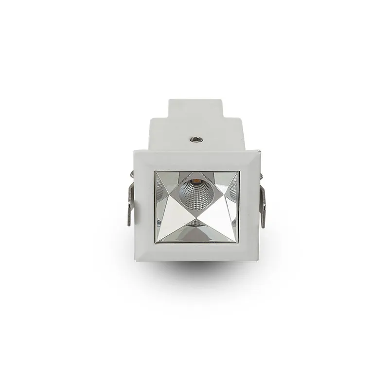 VONN RUBIK VMDL000601A003WH 1.75" 1 LIGHT LED RECESSED DOWNLIGHT W/TRIM ETL CERTIFIED, COMMERCIAL GRADE, White — VONN Lighting LED Downlights  
