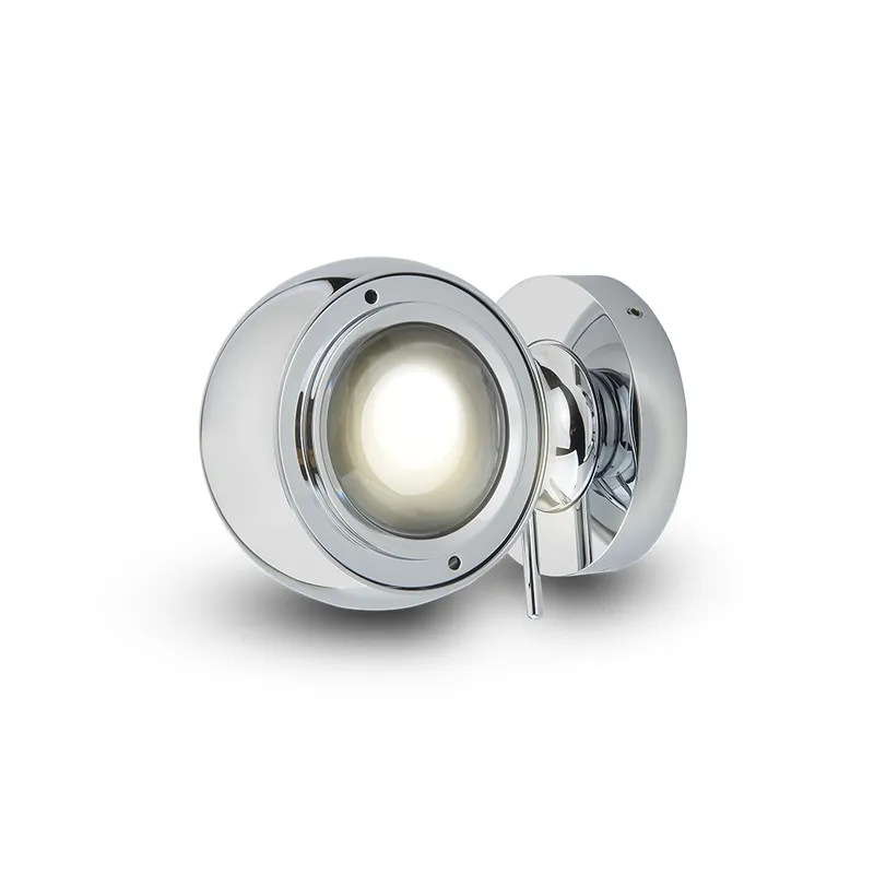 VONN ORBIT VMWA004201A008CH 3.25" 1 LIGHT LED ADJUSTABLE WALL MOUNT, ETL CERTIFIED, COMMERCIAL GRADE, Chrome — VONN Lighting LED Downlights  