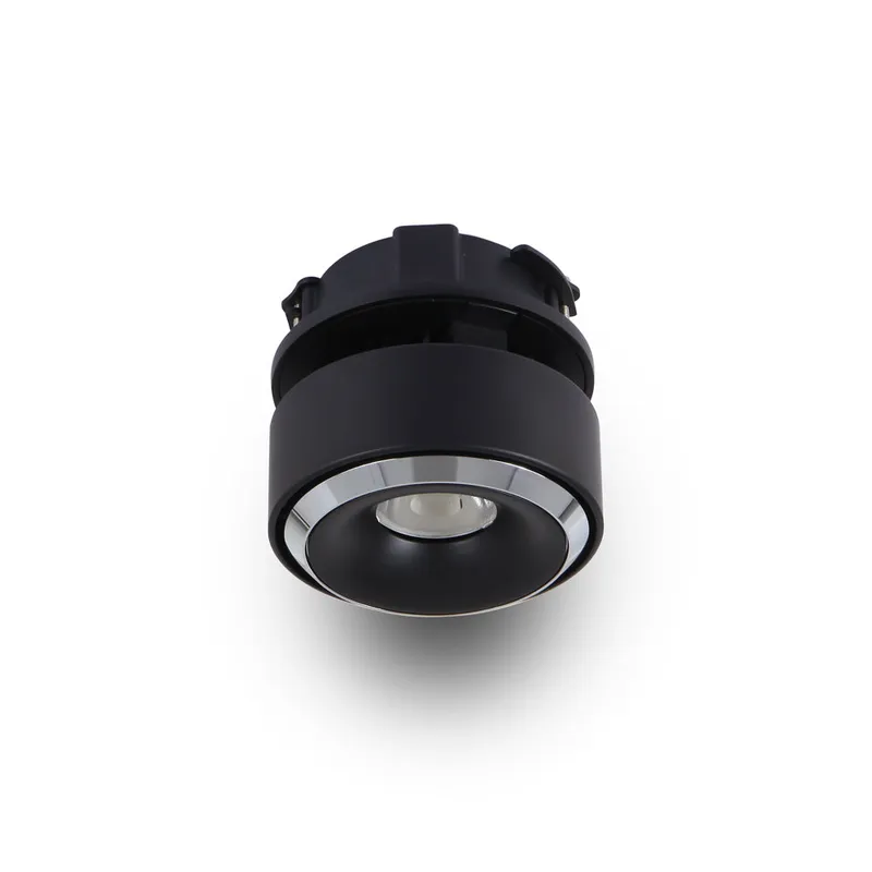 VONN Orbit 4.25" Semi-Recessed Adjustable LED Spotlight, Black VMDL000701A020BL — VONN Lighting LED Downlights  3000K