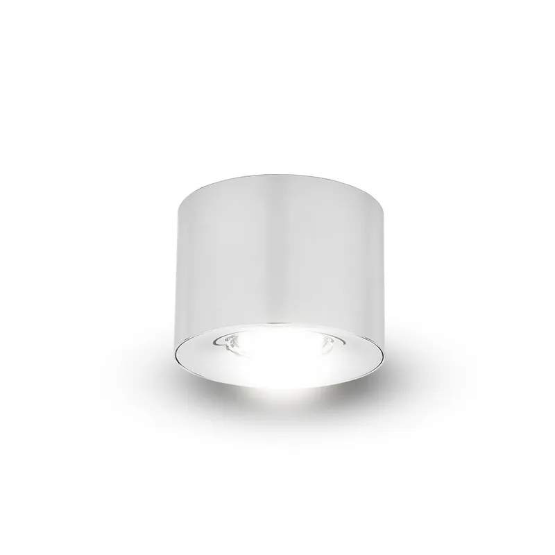 VONN Node 4.25" Surface Mounted LED Cylinder Downlight, Chrome VMCL004601B012CH — VONN Lighting LED Downlights  3000K